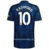 Camiseta de fútbol Manchester United Marcus Rashford 10 Tercera Equipación 2021/22 - Hombre